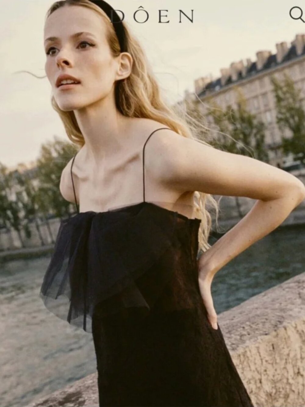 Dôen Aurina Dress in Black Lace Size L - Picture 3 of 8